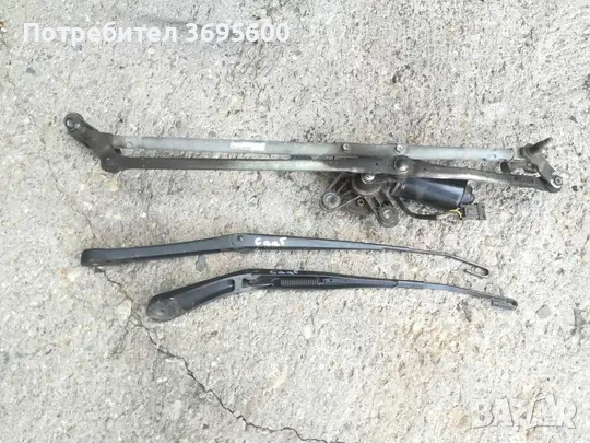 Saab 9-3 Сааб 93 моторче механизъм рамена предни чистачки