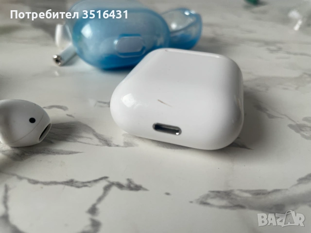 Оригинални Apple AirPods 2 (Дезинфекцирани) + 3 Кейса (2 светещи в тъмното), снимка 9 - Калъфи, кейсове - 53221506