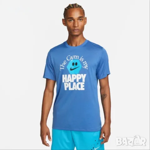 Мъжка тениска Nike Happy Place Dry-FIT - размер S, снимка 1 - Тениски - 48824186