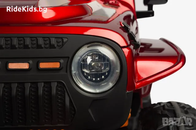 Офроуд акумулаторен автомобил RINGO – 4x4, до 100 кг, с дистанционно и LED, Червен, снимка 16 - Детски велосипеди, триколки и коли - 49971598