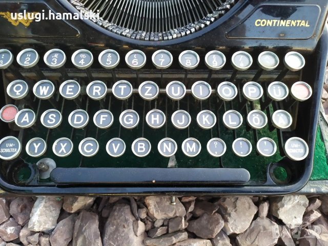 Стара пишеща машина Continental , снимка 3 - Антикварни и старинни предмети - 53159548