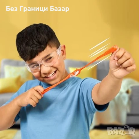 Нова детска играчка Goo Jit Zu Героите за Разтягане – Mega Launcher + 3 Фигурки, снимка 5 - Други - 51290058