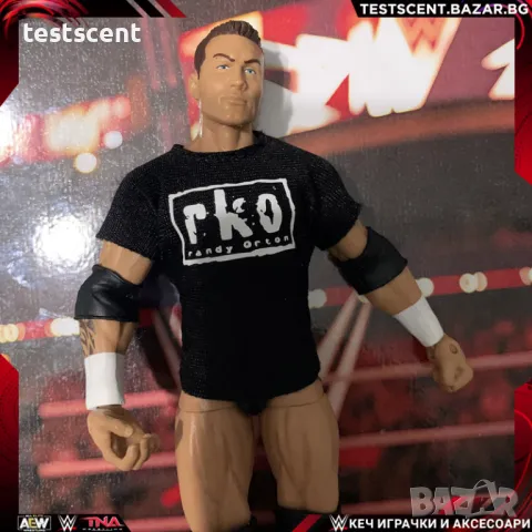 Екшън фигура WWE Randy Orton The Viper Ранди Ортън Mattel Elite 2010-2011 + removable shirt RKO, снимка 1 - Фигурки - 48439229