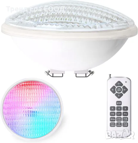 RGB LED лампа за басейн, снимка 1 - Лед осветление - 47489875