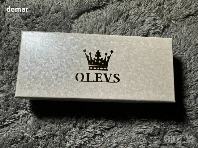 Мъжки часовник OLEVS, аналогов, 6898-кафява каишка и бял циферблат, снимка 7 - Мъжки - 49312187