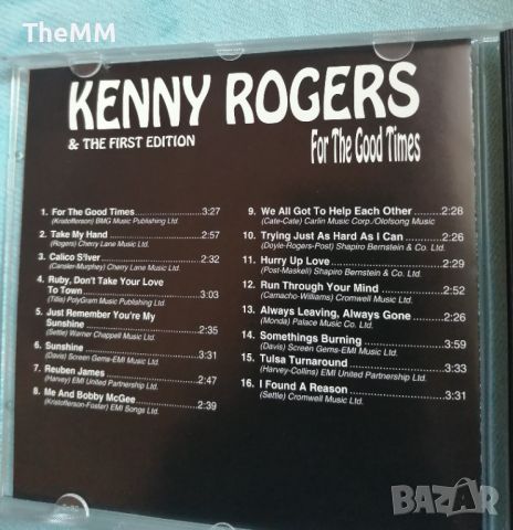 Kenny Rogers and The First Edition - For The Good Times, снимка 3 - CD дискове - 45556834