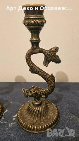 Зодиакални бронзови свещници, снимка 2 - Декорация за дома - 53662738