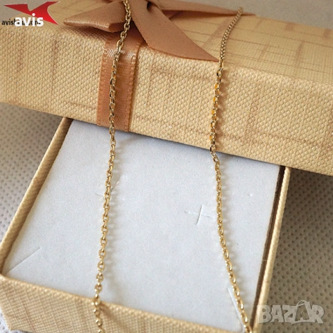 Колие с 14К златно покритие 274099, снимка 3 - Колиета, медальони, синджири - 53120069