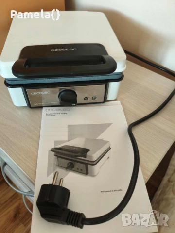 Гофретник CECOTEC Gofrestone Double, снимка 1