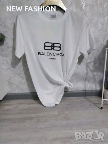 Дамски Памучни Тениски BALENCIAGA , снимка 2 - Тениски - 45544774