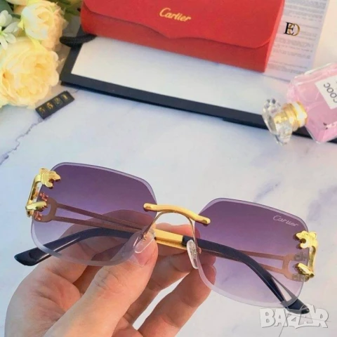 очила с калъф, кутия и ув защита fendi  cartier , снимка 7 - Слънчеви и диоптрични очила - 50738216