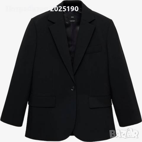 Дамско черно сако Н&М 