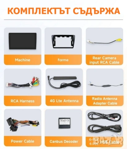 Skoda Rapid NH3 NH1 2012-2020 9” 2-DIN, 4G/LTE, QLED с Android 12, CarPlay, AndroidAuto, RDS , снимка 10 - Аксесоари и консумативи - 53054012