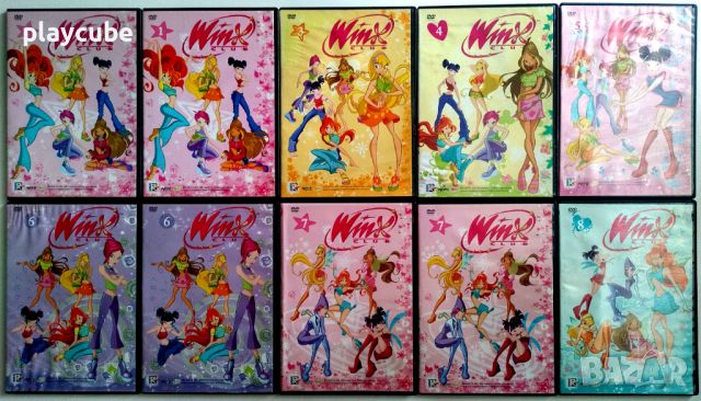 Клуб Уинкс - Winx Club на DVD - Анимация, снимка 1 - Анимации - 44960268