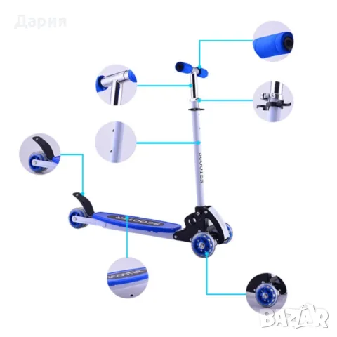 Детски скутер - тротинетка , снимка 11 - Скутери и тротинетки - 47679941