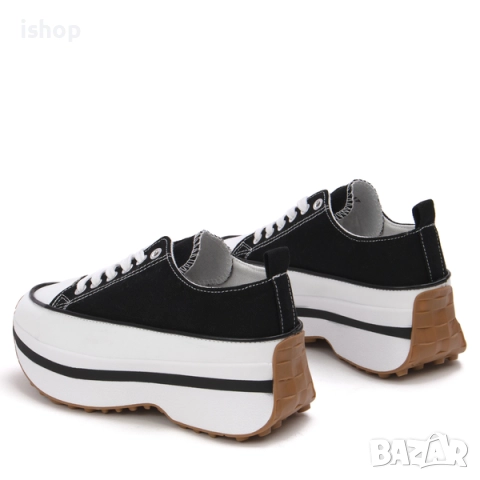 Дамски Кецове На Платформа, снимка 2 - Кецове - 52843460