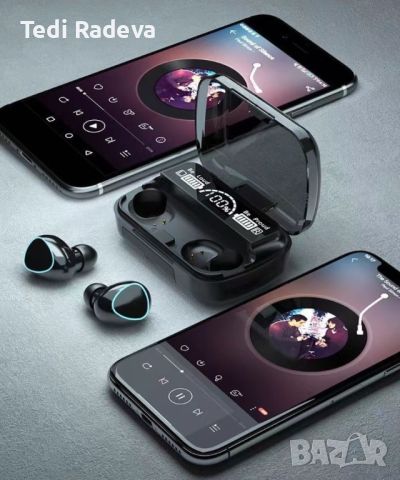 Безжични bluetooth слушалки с LED цифров дисплей, снимка 8 - Bluetooth слушалки - 45191802