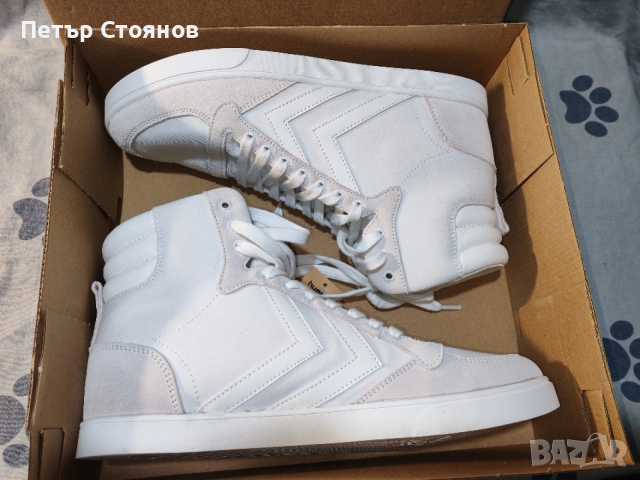 Високи мъжки кецове HUMMEL №44, снимка 12 - Кецове - 53793487