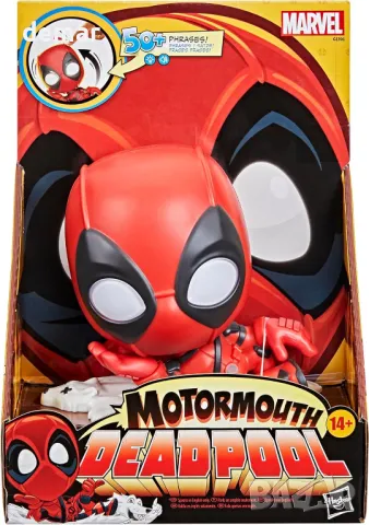 Marvel Motormouth Deadpool, 15 см електронна говореща играчка, 14+ год, снимка 4 - Образователни игри - 48035185