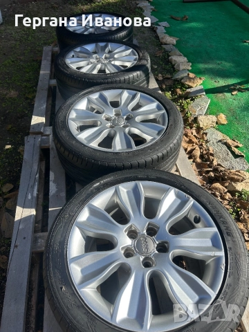 Гуми с джанти Audi, снимка 2 - Гуми и джанти - 52864316