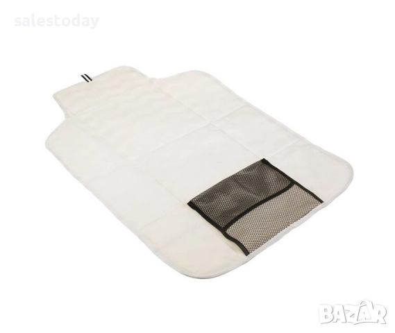 Подложка за повиване в бяло и сиво, 66x44 см, снимка 3 - Други - 52571086