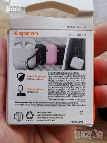 Spigen Airpods silicone Case , снимка 3 - Bluetooth слушалки - 45131045