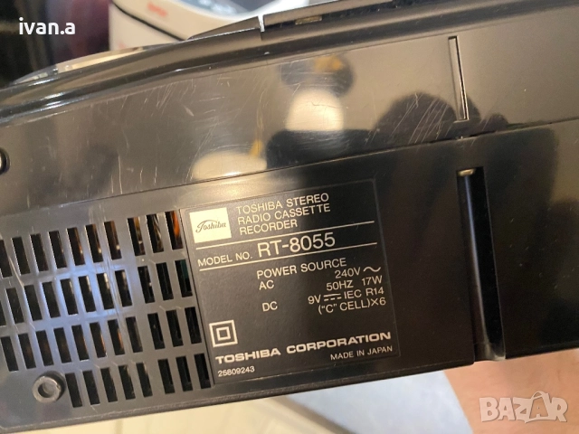 Toshiba RT-8055, снимка 6 - Радиокасетофони, транзистори - 51812224