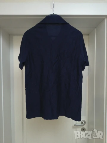 Ermenegildo Zegna тъмносиня блуза , снимка 2 - Блузи - 50986632