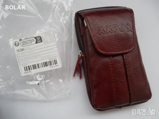 МЪЖКА КОЖЕНА ЧАНТА, снимка 1