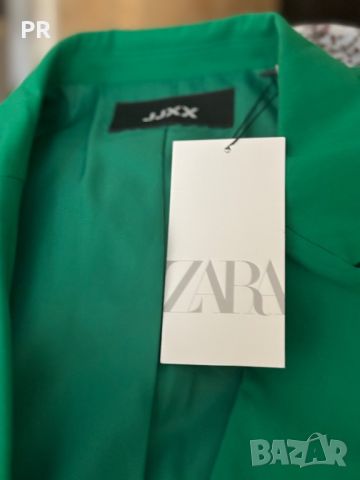 Разкошeн зелен блейзер ‘Zara’, нов, с етикет, снимка 6 - Сака - 45234956