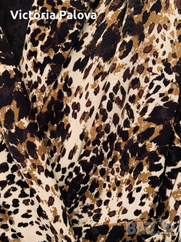 Невероятно красива рокля  леопардов принт ESPIGA, снимка 6 - Рокли - 44978832