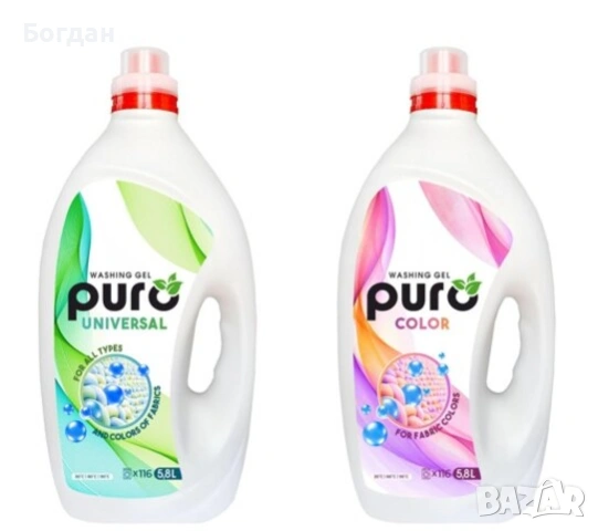 ГЕЛ ЗА ПРАНЕ PURO (UNIVERSAL / COLOR) НА ЕДРО | ДИРЕКТЕН ПРОИЗВОДИТЕЛ | PRIVATE LABEL, снимка 5 - Перилни препарати и омекотители - 53727426