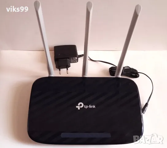 Wi-Fi Рутер TP-Link AC750 Archer C20 v5 Dual Band, снимка 2 - Рутери - 48537882