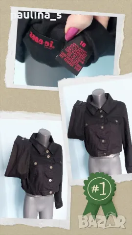 Два броя / Черно яке модел Деним / "Denim & Co" и "Zana di" / голям размер , снимка 9 - Якета - 44774625