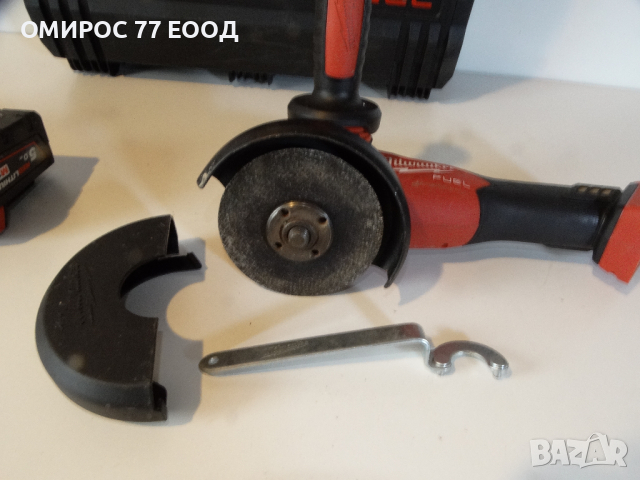 Промоция - Milwaukee M18 FSAG 125 XB със 5 Ah и зарядно - Акумулаторен ъглошлайф, снимка 10 - Други инструменти - 45003928