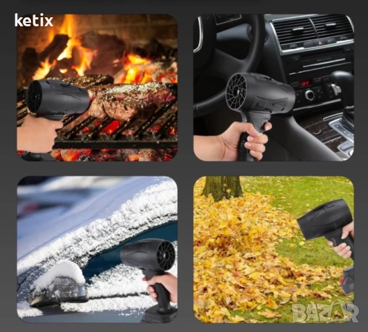 Акумулаторен въздушен турбо пистолет,1000W,150000RPM, снимка 2 - Други стоки за дома - 51613823