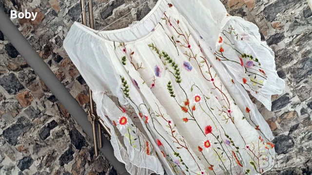 Italy коприна, снимка 2 - Блузи с дълъг ръкав и пуловери - 51391684