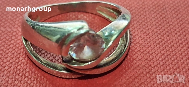 Сребърен пръстен, снимка 7 - Пръстени - 53587050