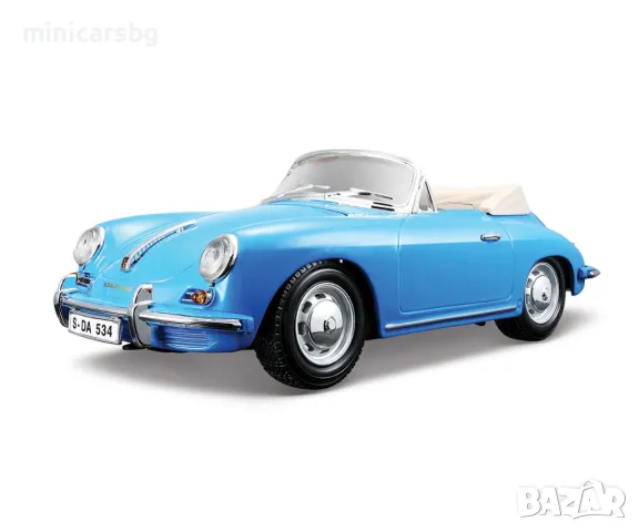 1:18 Метални колички: Porsche 356B Cabriolet (1961), снимка 2 - Колекции - 48326483