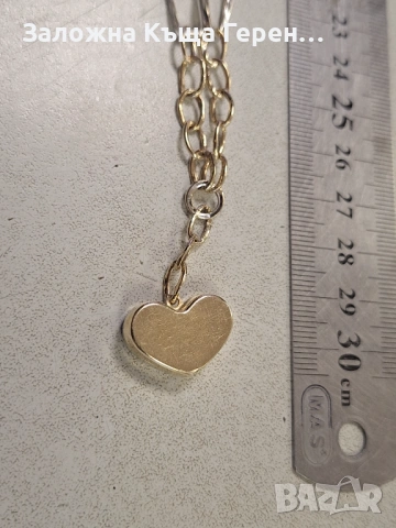 Златно колие 7,26гр, снимка 5 - Колиета, медальони, синджири - 53491923