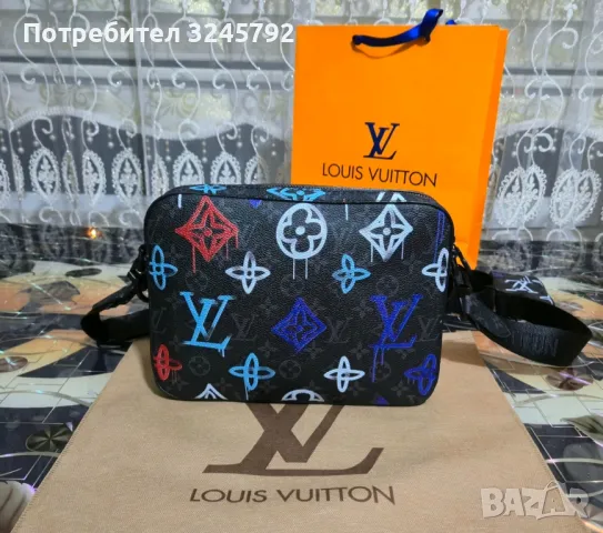 мъжка чанта louis vuitton, снимка 4 - Чанти - 47597532