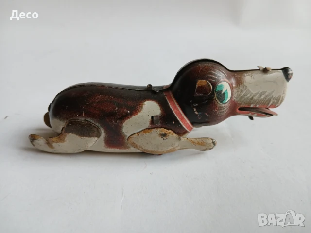 Стара немска ламаринена играчка куче., снимка 3 - Колекции - 51171408