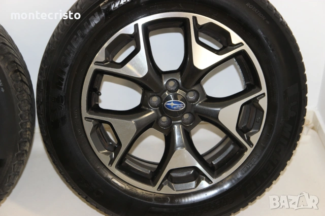 Алуминиеви джанти Subaru XV (2018-2026г.) 17 цола 5x100 56.1 Гуми 225 60 17 Michelin, снимка 8 - Гуми и джанти - 53933670