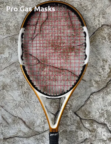 Професионална Тенис Ракета Tennis Racquet Wilson Ncode Ncourt  100 sq inches 254 grams Grip 1 4 1/8, снимка 2 - Тенис - 49392268