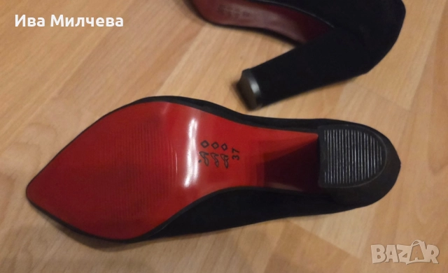 Обувки на ток 37, снимка 6 - Дамски обувки на ток - 52266069