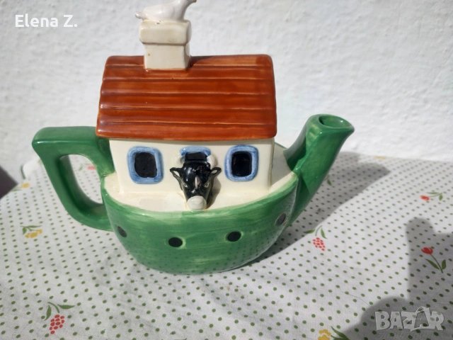 Забавен чайник Ноевия ковчег на Bob Hersey, снимка 5 - Декорация за дома - 53570353