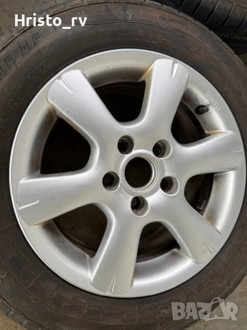 Комплект джанти със зимни гуми 195х65х15 5х112, снимка 4 - Гуми и джанти - 53347459