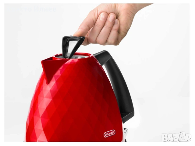 Електрическа кана за вода DeLonghi Brillante KBJ3001W Делонги, снимка 5 - Кани - 53507253