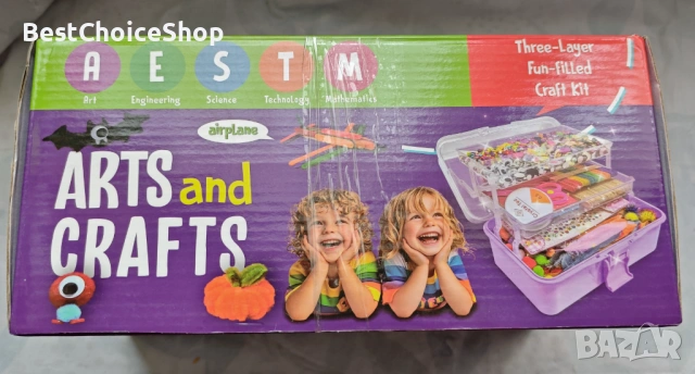 2 комплекта за творчество + парти комплект за храна + костюм пеперуда + подарък балони, снимка 2 - Рисуване и оцветяване - 53614246