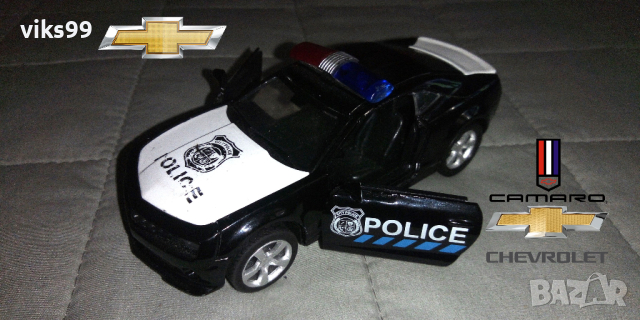 Метална кола Chevrolet Camaro SS, police car, снимка 1 - Колекции - 39111242